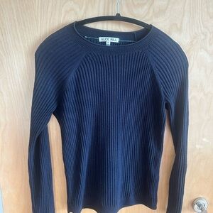 Alex Mill navy ribbed cardigan